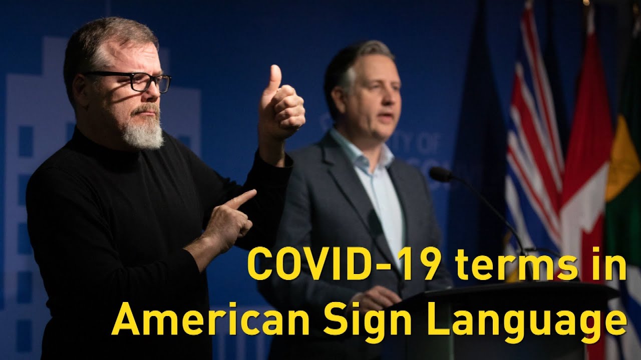 Covid-19 ASL gestures